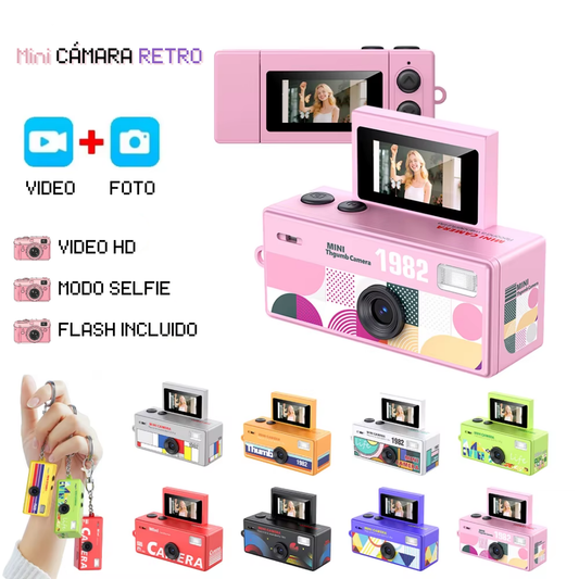 Cámara Llavero Vintage Recargable