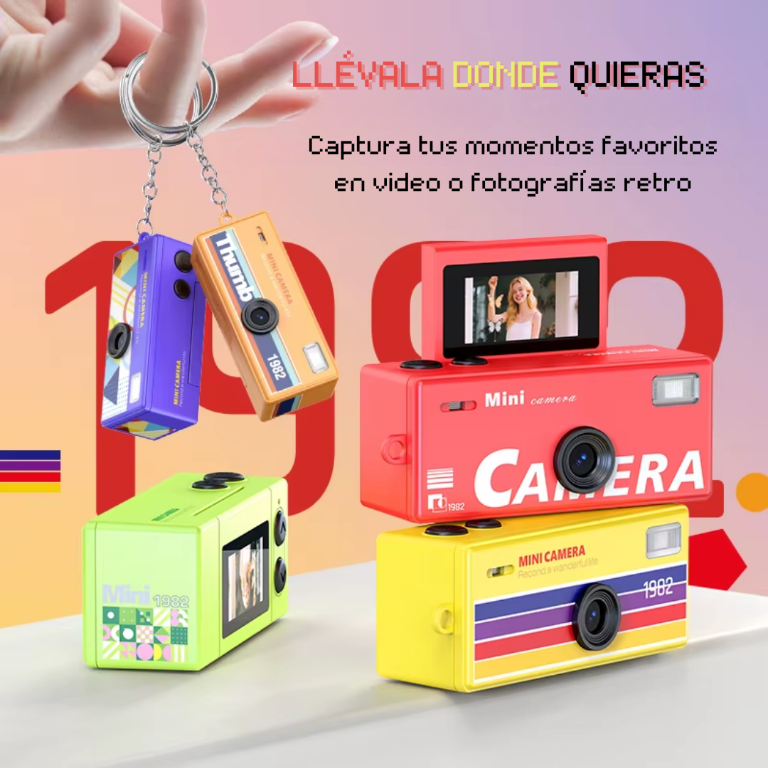 Cámara Llavero Vintage Recargable